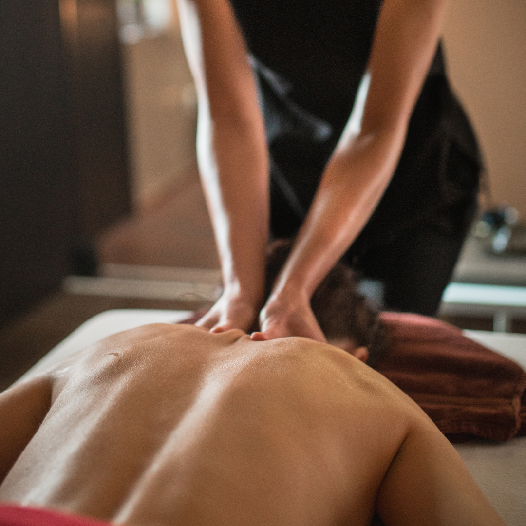 Restorative massage therapy promoting relaxation and balance at AcuWellness
